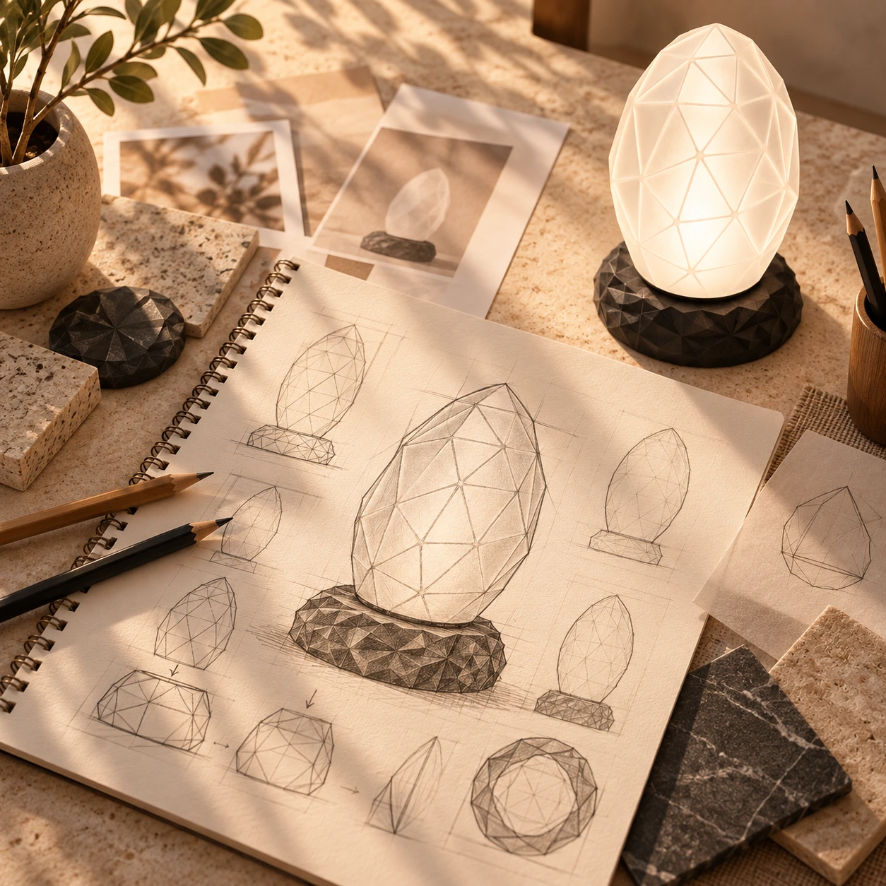 Early ORBI product idea and concept sketches